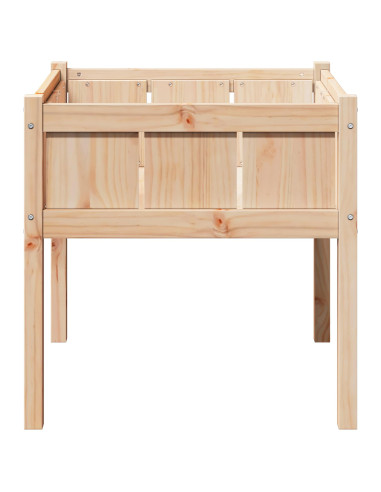 Vaso da giardino Natura 70 x 70 x 70 cm Pino massello