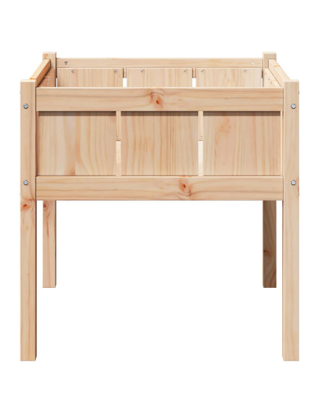 Vaso da giardino Natura 70 x 70 x 70 cm Pino massello