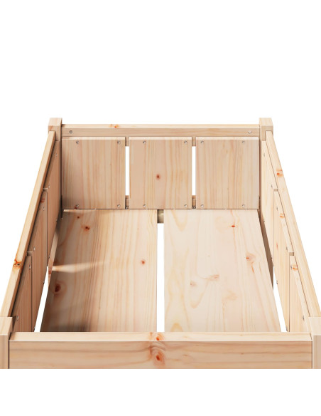 Vaso da giardino Natura 70 x 70 x 70 cm Pino massello