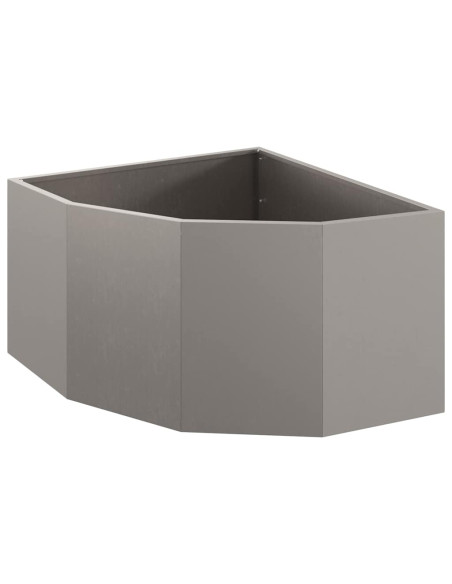Vaso d'angolo Ruggine 60 x 60 x 35 cm acciaio corten