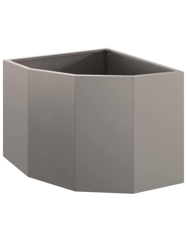 Vaso d'angolo Ruggine 45 x 45 x 35 cm acciaio corten
