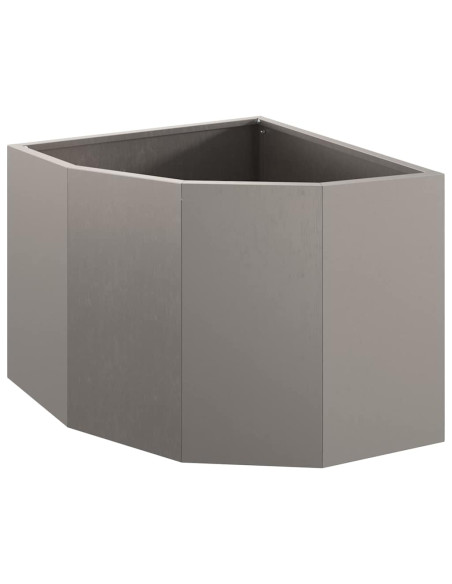 Vaso d'angolo Ruggine 45 x 45 x 35 cm acciaio corten