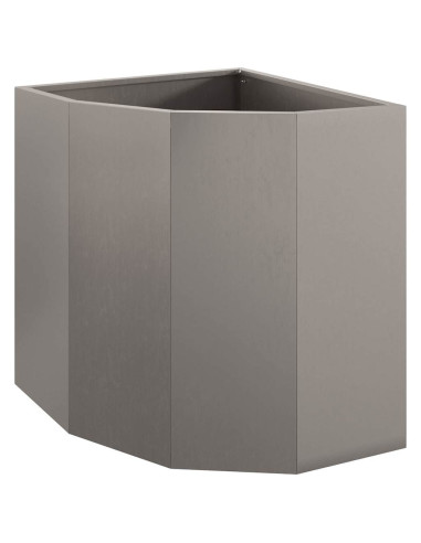 Vaso d'angolo Ruggine 45 x 45 x 50 cm acciaio corten