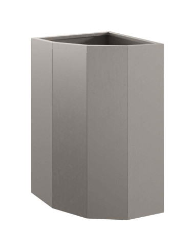 Vaso d'angolo Ruggine 30 x 30 x 50 cm acciaio corten