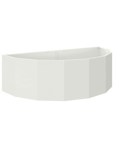 Fioriera Bianco 120 x 60 x 35 cm Acciaio 2