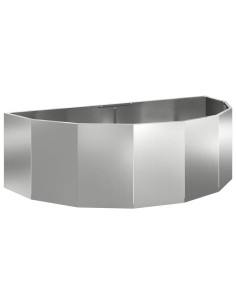 Fioriera Argento 120 x 60 x 35 cm Acciaio zincato 2