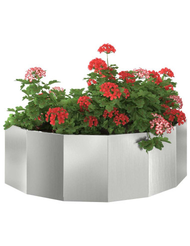 Fioriera Argento 120 x 60 x 35 cm Acciaio zincato