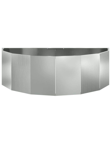 Fioriera Argento 120 x 60 x 35 cm Acciaio zincato