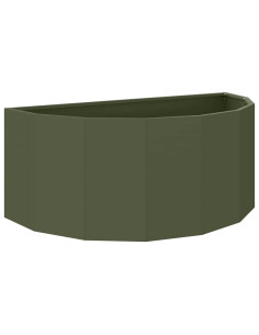 Fioriera Verde oliva 90 x 45 x 35 cm Acciaio 2