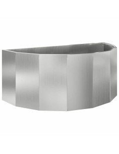 Fioriera Argento 90 x 45 x 35 cm Acciaio zincato 2