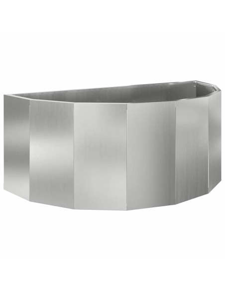 Fioriera Argento 90 x 45 x 35 cm Acciaio zincato