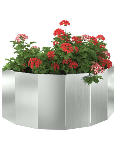 Fioriera Argento 90 x 45 x 35 cm Acciaio zincato