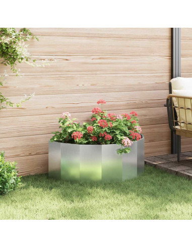 Fioriera Argento 90 x 45 x 35 cm Acciaio zincato