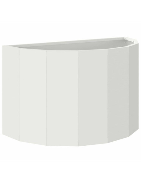 Fioriera Bianco 60 x 30 x 35 cm Acciaio