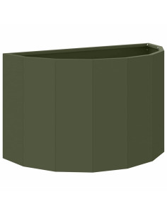 Fioriera Verde oliva 60 x 30 x 35 cm Acciaio 2