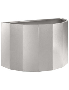 Fioriera Argento 60 x 30 x 35 cm Acciaio inossidabile 2