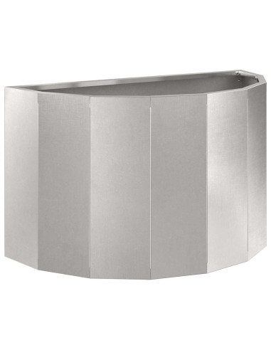 Fioriera Argento 60 x 30 x 35 cm Acciaio inossidabile