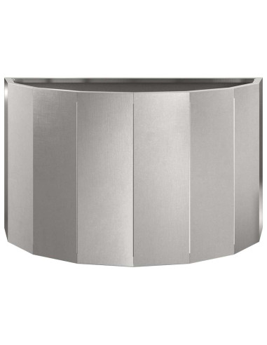 Fioriera Argento 60 x 30 x 35 cm Acciaio inossidabile