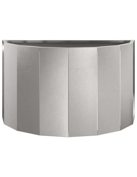 Fioriera Argento 60 x 30 x 35 cm Acciaio inossidabile