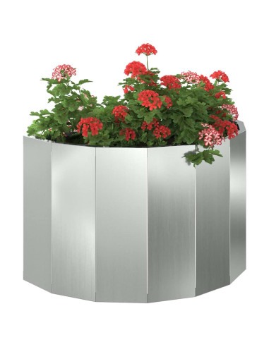 Fioriera Argento 60 x 30 x 35 cm Acciaio zincato