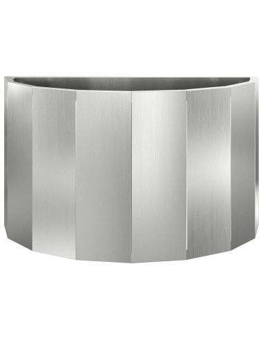 Fioriera Argento 60 x 30 x 35 cm Acciaio zincato