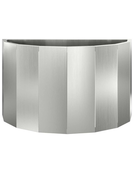 Fioriera Argento 60 x 30 x 35 cm Acciaio zincato