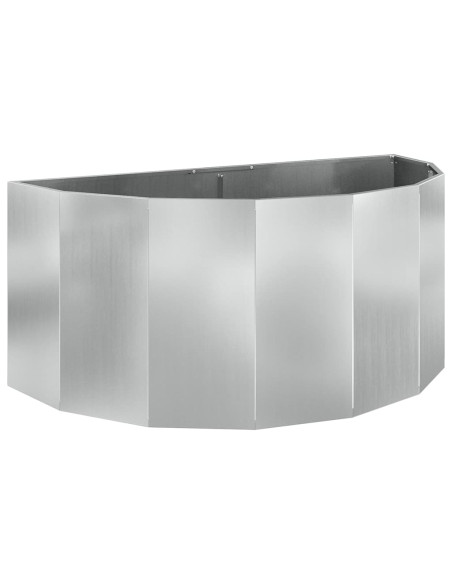 Fioriera Argento 120 x 60 x 50 cm Acciaio zincato