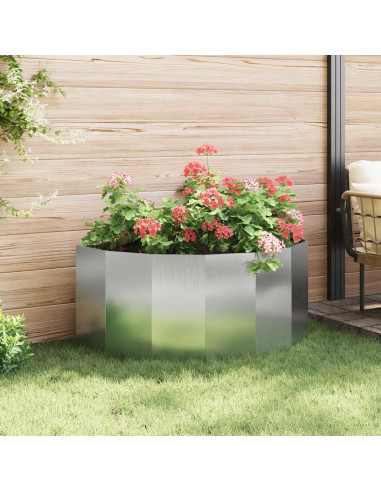 Fioriera Argento 120 x 60 x 50 cm Acciaio zincato