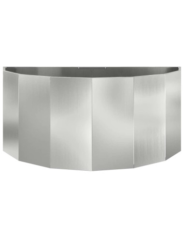 Fioriera Argento 120 x 60 x 50 cm Acciaio zincato