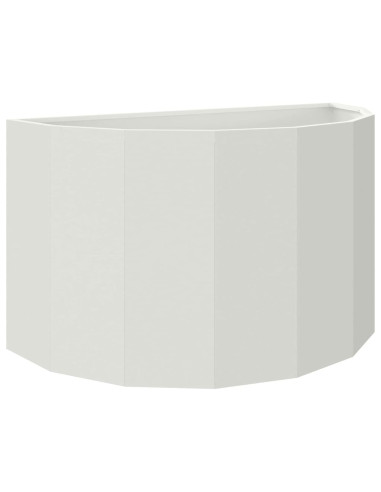 Fioriera Bianco 90 x 45 x 50 cm Acciaio