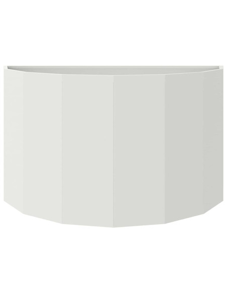 Fioriera Bianco 90 x 45 x 50 cm Acciaio