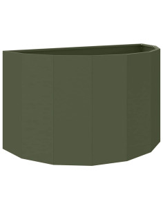 Fioriera Verde oliva 90 x 45 x 50 cm Acciaio 2
