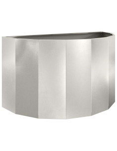 Fioriera Argento 90 x 45 x 50 cm Acciaio inossidabile 2