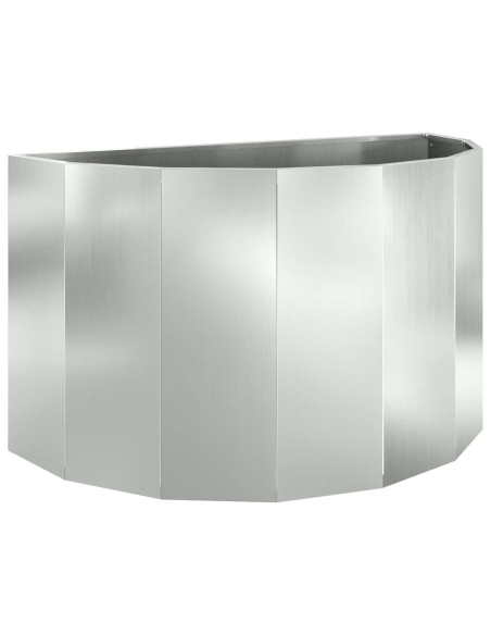 Fioriera Argento 90 x 45 x 50 cm Acciaio zincato