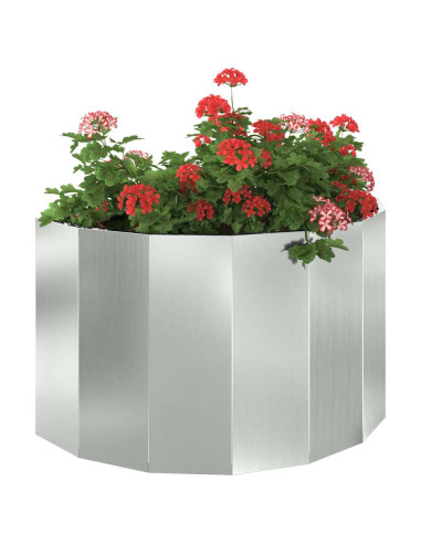 Fioriera Argento 90 x 45 x 50 cm Acciaio zincato