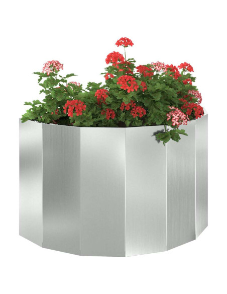 Fioriera Argento 90 x 45 x 50 cm Acciaio zincato