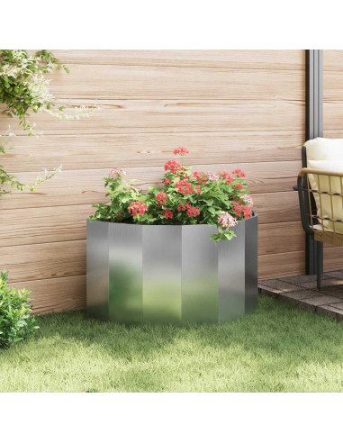 Fioriera Argento 90 x 45 x 50 cm Acciaio zincato