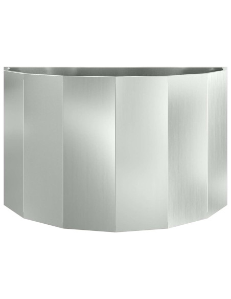 Fioriera Argento 90 x 45 x 50 cm Acciaio zincato