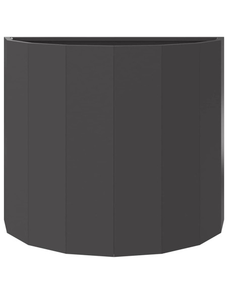 Fioriera Nero 60 x 30 x 50 cm Acciaio