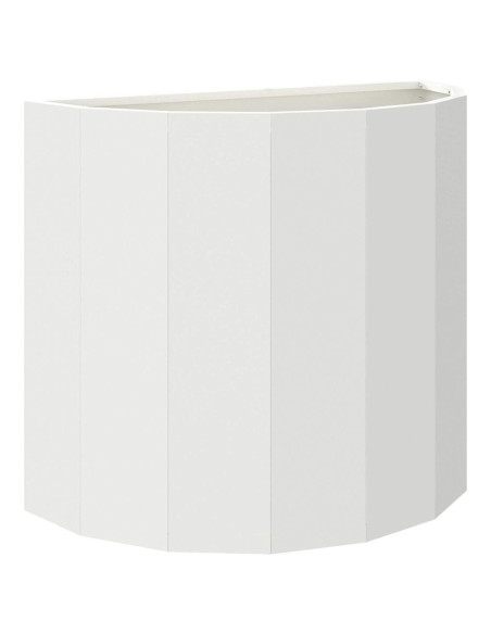 Fioriera Bianco 60 x 30 x 50 cm Acciaio