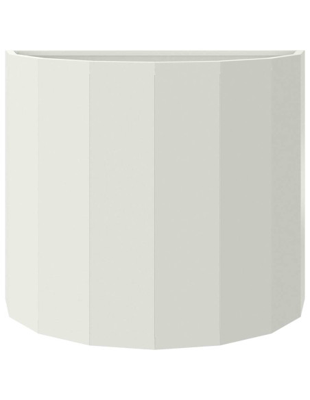 Fioriera Bianco 60 x 30 x 50 cm Acciaio