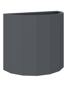 Fioriera Antracite 60 x 30 x 50 cm Acciaio 2