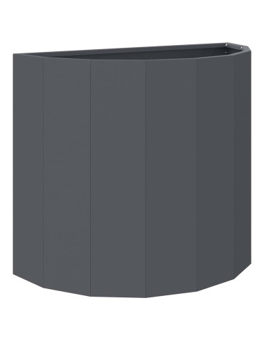 Fioriera Antracite 60 x 30 x 50 cm Acciaio