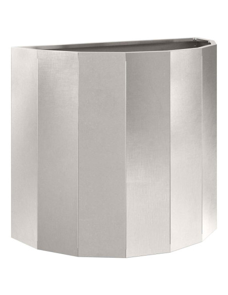 Fioriera Argento 60 x 30 x 50 cm Acciaio inossidabile