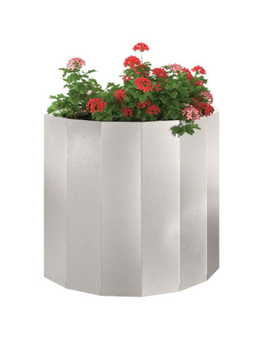 Fioriera Argento 60 x 30 x 50 cm Acciaio inossidabile