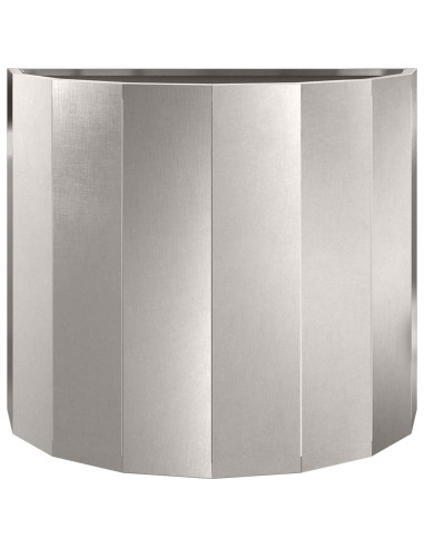 Fioriera Argento 60 x 30 x 50 cm Acciaio inossidabile