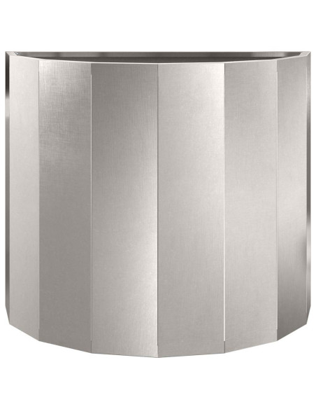 Fioriera Argento 60 x 30 x 50 cm Acciaio inossidabile