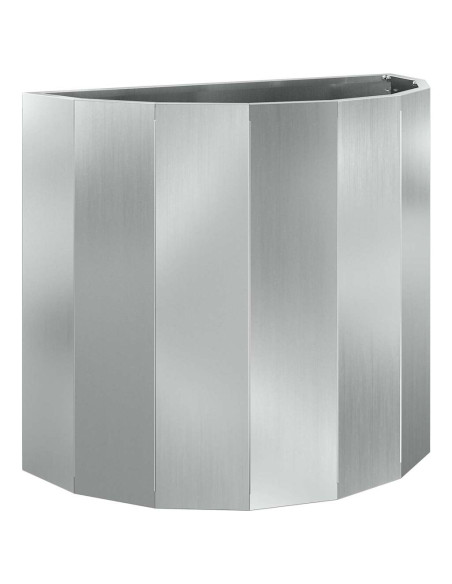 Fioriera Argento 60 x 30 x 50 cm Acciaio zincato