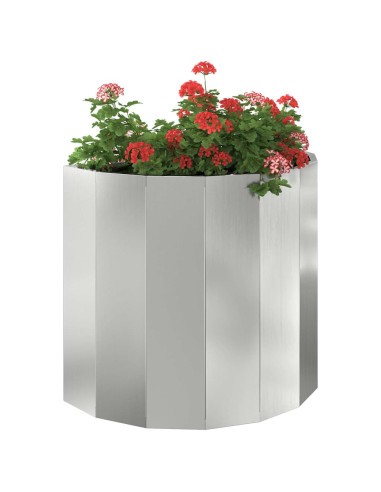 Fioriera Argento 60 x 30 x 50 cm Acciaio zincato