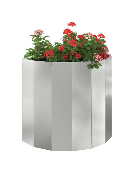 Fioriera Argento 60 x 30 x 50 cm Acciaio zincato